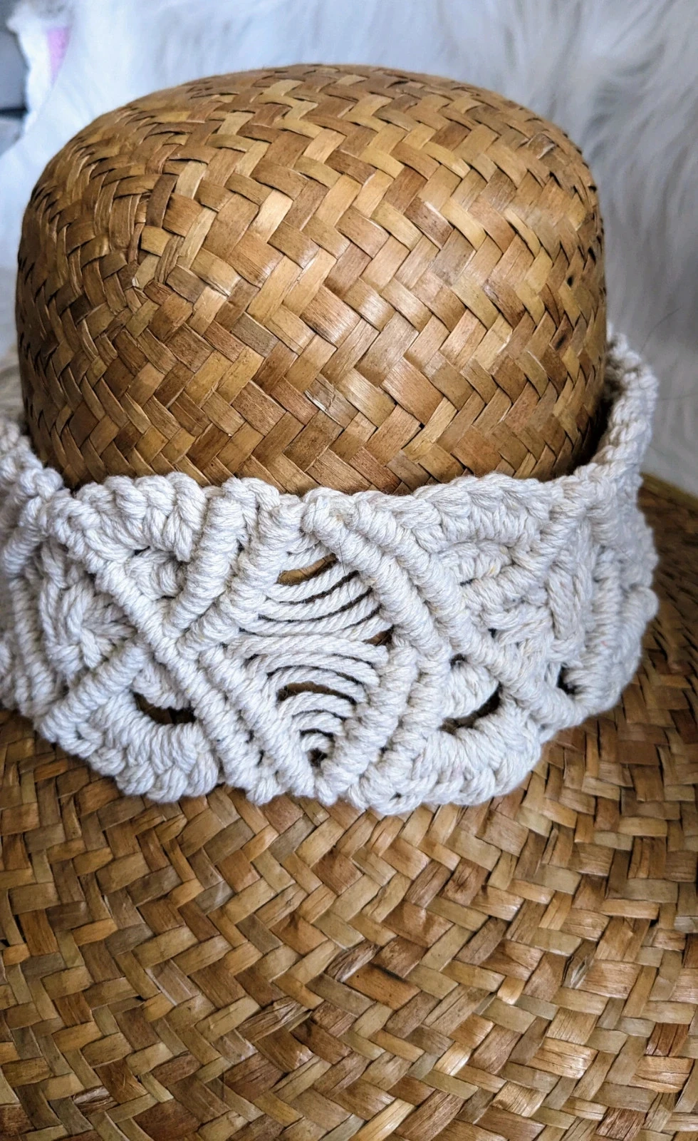 Sublime sombrero bohemio de macramé – photo 5